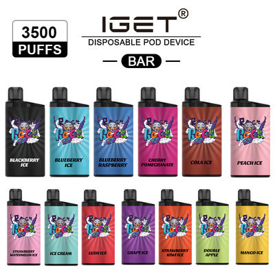 quality  Fast Shipping Disposable Vape Device IGET Bar 3500 Puffs factory
