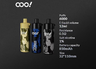 Energy 6000 Puff E Cigarette Disposable Rechargeable Vape Multi Flavors Vaporizer