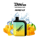 BOU Pro Mesh Coil 1.2ohm 16ml E Liquid Disposable Vape Mod 650mah Rechargeable