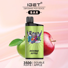 1500mAh 30 Flavours 3500 Puff Iget Bar Vape 5% Nicotine Disposable