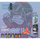 Fumot RandM Tornado 7000 Puffs Juicy Ice Fruit Flavors Available Mesh Coil 5% Nicotine Capacity Disposable Vape