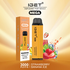Inventive Design Disposable Vape Pen IGET MEGA 3000 Puffs 8 Flavors Optional