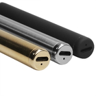 Metal Round Tip CBD Disposable Vape Pen Ceramic Coil Heating 0.5ml Glass Tank