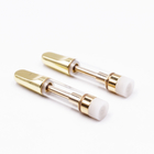 Metal Gold Tip 510 Thread Cbd Cartridge 1ml 0.5ml Glass Tank Ceramic Coil Heating Vape Pen Cartridge