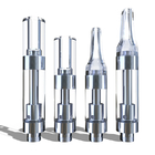 Wholesale plastic tip Pyrex glass tank 0.5ml 1ml thin thick oil vape cartridge