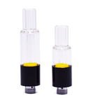 leaking proof thick oil Delta 8 ceramic coil heating glass empty  2*2.0mm hole Cbd oil vape cartridge