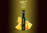 2021 new design IGET KING 2600 puffs cigarette disposable vape pen 9 flavors