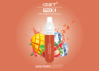 Direct Sales Iget Max 100% Original 2300 Puffs E-cig Vape Pen All Kinds Flavors