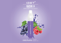 8.0ml IGET MAX 2300 Puffs Disposable Electronic Cigarette 16 Colors