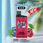 IGET Bar Banana Ice Flavour 3500 Puffs Nicotine Vapes In Stock