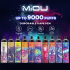 MiOU Disposable 9000 Puffs Flavored Vape Juice Vape Pod system 750 mAh OEM ODM Supported