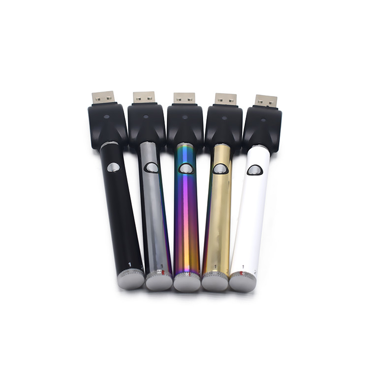 Slim E Cigarette Rechargeable Batteries 510 Thread 350mAh For Cbd Oil