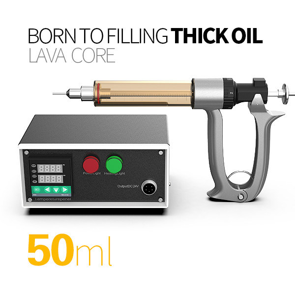 Silver 25ml BBELL Thick Oil Cartridge Filling Gun Semi Automatic