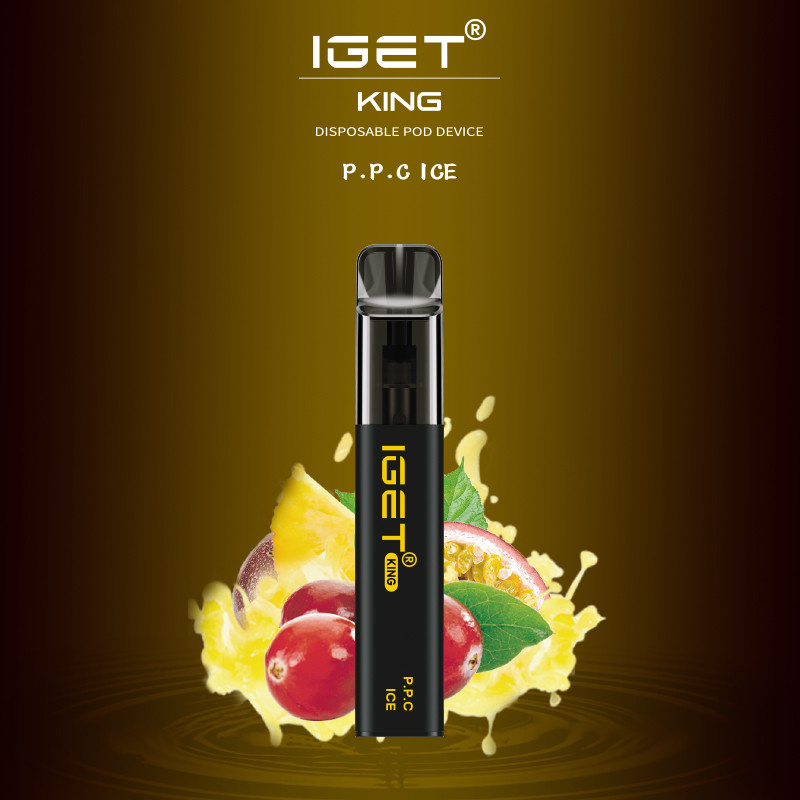 Hot selling australia IGET KING 2600 Puffs disposable vape pen with different kinds color choose
