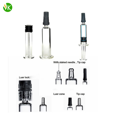 Distillate CBD 1ml Oil Glass Syringe Delta 8 / 9 / 10 For Vape