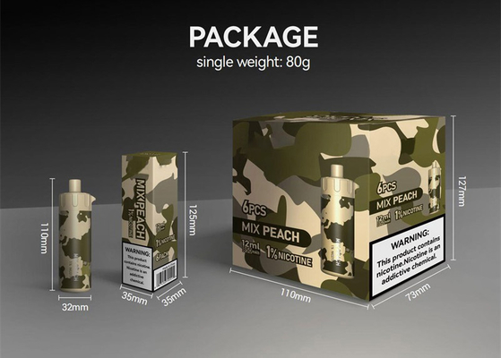 6000 Puffs 1% Nicotine 15ml EPOD Energy Pro Disposable Vape DTL Big Smoking Fruit Juicy Taste