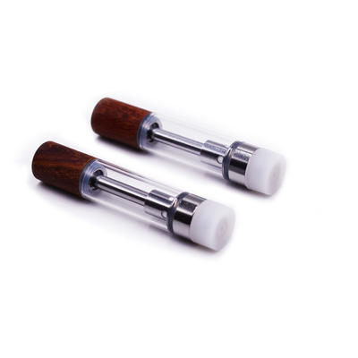 THC Mixed Oil Support Customizing CBD Vape Cartridges With Wood Tip