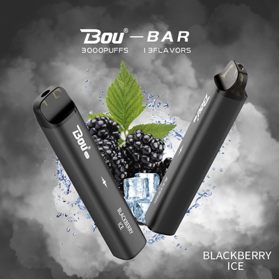 BOU BAR 5% Salt Nicotine Disposable Electronic Cigarette 3000 Puffs 10Ml E Liquid