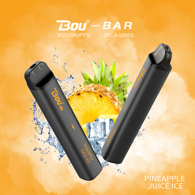 BOU BAR 5% Salt Nicotine Disposable Electronic Cigarette 3000 Puffs 10Ml E Liquid