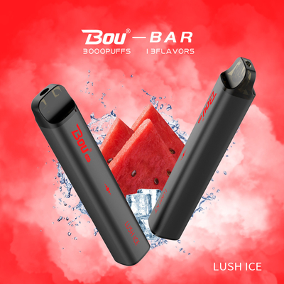 BOU BAR 5% Salt Nicotine Disposable Electronic Cigarette 3000 Puffs 10Ml E Liquid