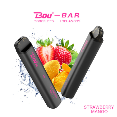Fruit Flavors Bou Bar 3000 Puffs Disposable Vape Mini E Cigarette