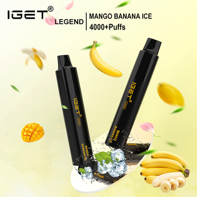 IGET LEGEND 20 Flavors 5% Nicotine Disposable Vape Pen 1350mAh 4000 Puffs