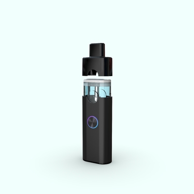 Visible Window 2.0mm Oil Hole Size 3ml CBD Vape Pen With 350mah Battery