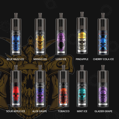 Ypod/KK Visible Window RGB Light 10000 Puffs 5% 50mg Nic Salt 17ml Disposable Vape