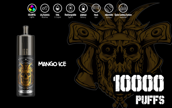 Visible Window Energy 10000 Puffs 17ml Liquid Epod Vape E Cig KK 10 Flavors