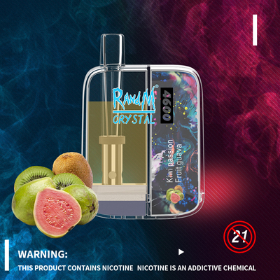 High Fashion Style RandM Crystal Disposable 4600 Puffs Vapes With 12 Flavours 10ml