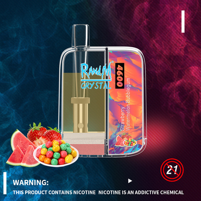 RandM Crystal Chargeable 12 Flavors Prefilled Vape Pen Disposable Cigarette 4600 Puffs
