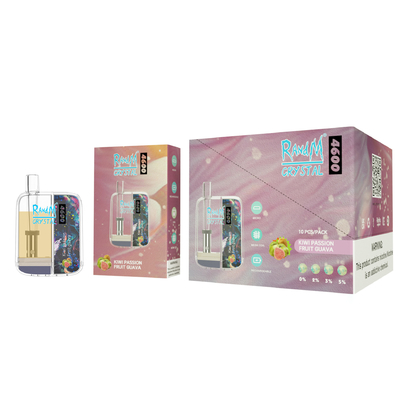 10ML RandM Crystal 4600 Puffs Premium Vape Pen Disposable Nic Salt 12 Flavors