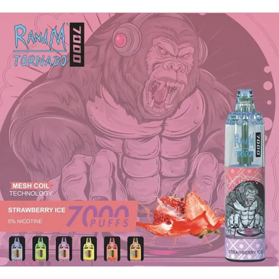 45 Flavors disposable Vape Pen RandM Tornado 14ML Premium Portable Vaporizer 0/2/3/5% Nicotine
