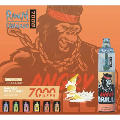 Most popular disposable vape RandM Tornado 7000 puffs 51 newest flavors