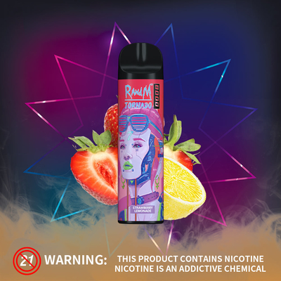 Fumot RandM Tornado 8000 Puffs 31 Flavors 5% Nicotine Disposable Vape Pen 850 mAh Battery