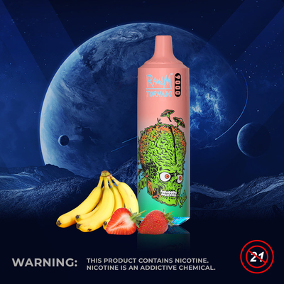 Tornado 9000 Puff E Liquid RandM Flat Pod Vape Pen 18 ml Lush Ice Vaporizer Pen