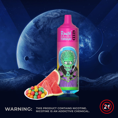 43 Flavors Fumot RandM Tornado 5% Nicotine Disposable Vape Pen 850 mAh 9000 Puffs 18 ml Liquid