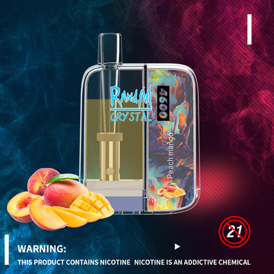 Slim Box Disposable Vape RandM Crystal 4600 puffs 10ML Premium Portable Vaporizer
