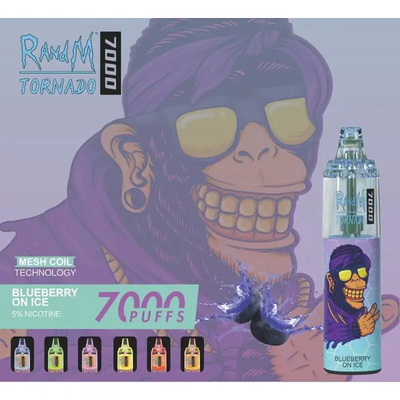2022 Popular High Quality Original RandM Tornado 7000 Puffs With 53 Flavors