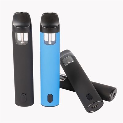 Empty Preheat Buttom CBD Disposable Vape Pens Rechargeable 4*1.5mm 2ML