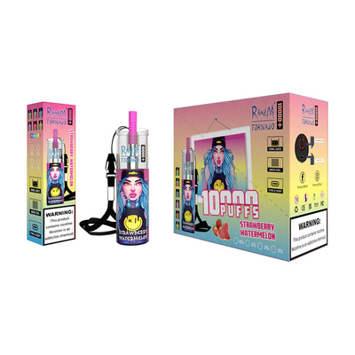 5% Nicotine 20ml Liquid Capacity Fruit Ice Juice Tasty 14 Flavors Fumot Tornado 10000 Puffs Plus Disposable Vape