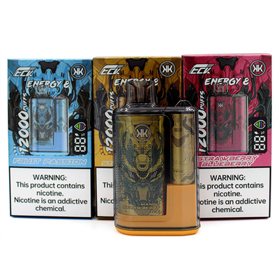 49.5x26x86 mm ECK KK Vaporizer 12000 Puffs 5% Nicotine Fancy Taste
