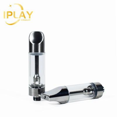 Screw On SS316 Vape Cartridge Heavy Metal Tip 2ml 510 Thread CBD Thc Ceramic Carts