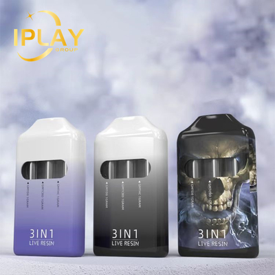 Latest New Arrival 3 in 1 3ml Capacity Disposable Pod Vape Cartridge with Micro USB Charging Port