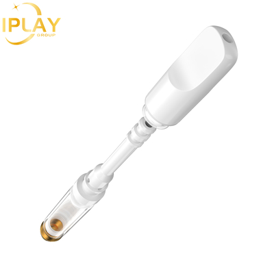 Wholesale CBD THC D8 Oil Cartridge Flat Round Zirconia Post 0.5ml 1ml Cartridge