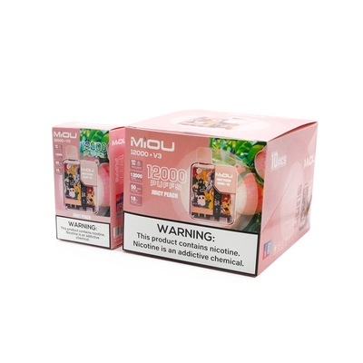 Hot Sale Miou V3 20 Flavors Disposable Vape Display Screen 12000 Puffs Nicotine E Cig Vape