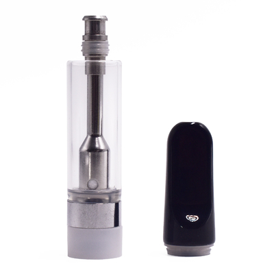 2.0mm 2.3mm Black Tip CBD Vape Cartridge 316SS Disposable