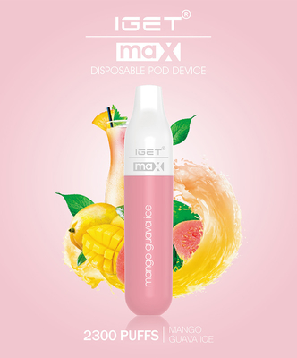 Fast Shipping Disposable Vape Pen IGET MAX 2300 Puffs 16 Flavors Available