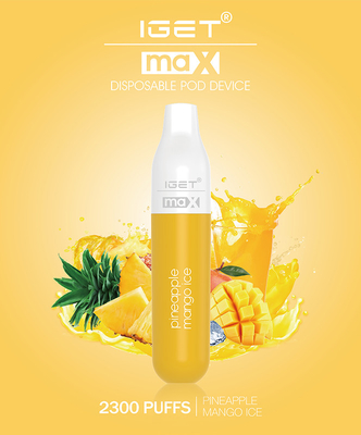 Fast Shipping Disposable Vape Pen IGET MAX 2300 Puffs 16 Flavors Available