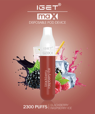 Fast Shipping Disposable Vape Pen IGET MAX 2300 Puffs 16 Flavors Available